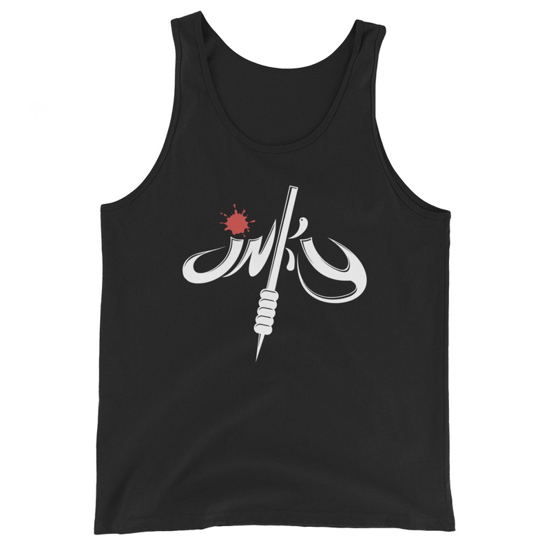 Inky Men's Tank Top Black