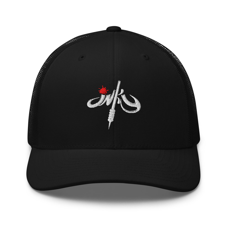 Inky Trucker Cap Black